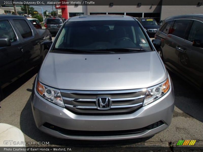 Alabaster Silver Metallic / Truffle 2011 Honda Odyssey EX-L