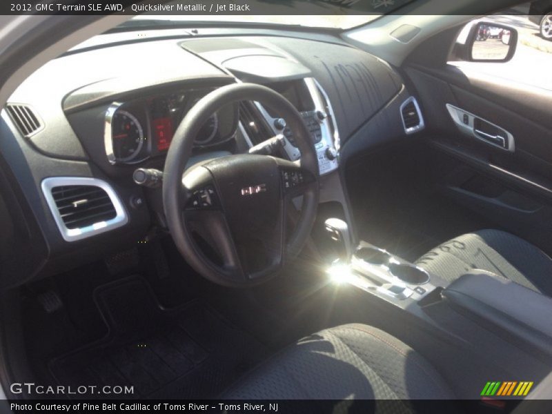Quicksilver Metallic / Jet Black 2012 GMC Terrain SLE AWD