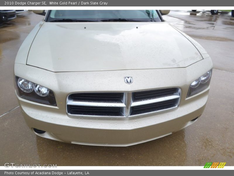 White Gold Pearl / Dark Slate Gray 2010 Dodge Charger SE
