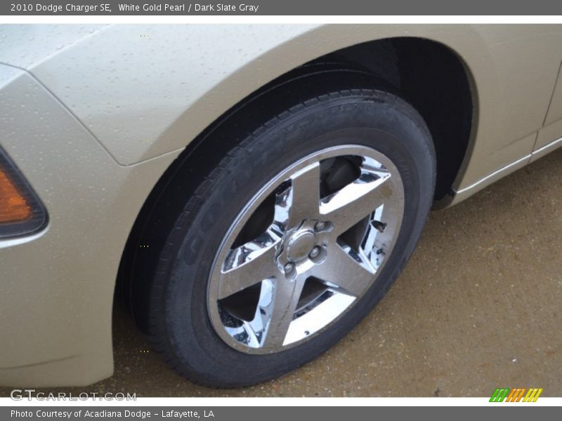 White Gold Pearl / Dark Slate Gray 2010 Dodge Charger SE