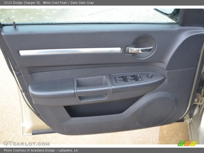 White Gold Pearl / Dark Slate Gray 2010 Dodge Charger SE