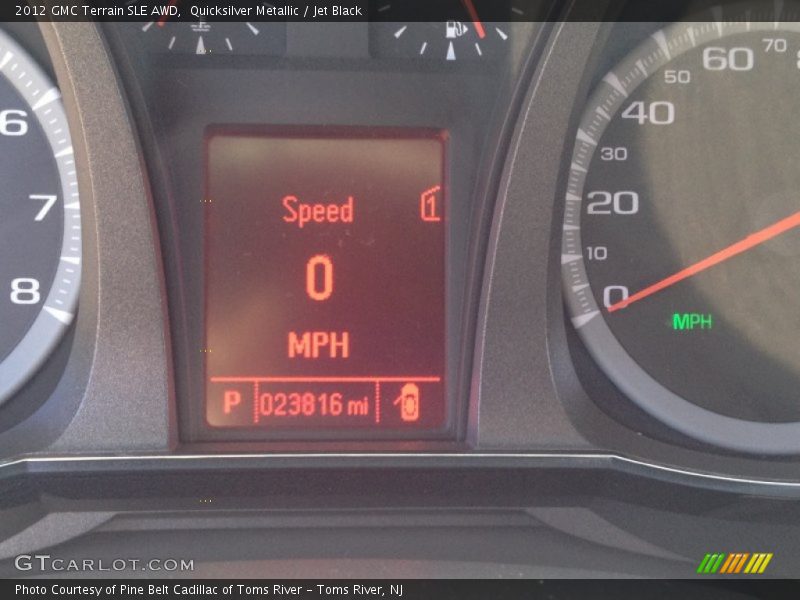 Quicksilver Metallic / Jet Black 2012 GMC Terrain SLE AWD