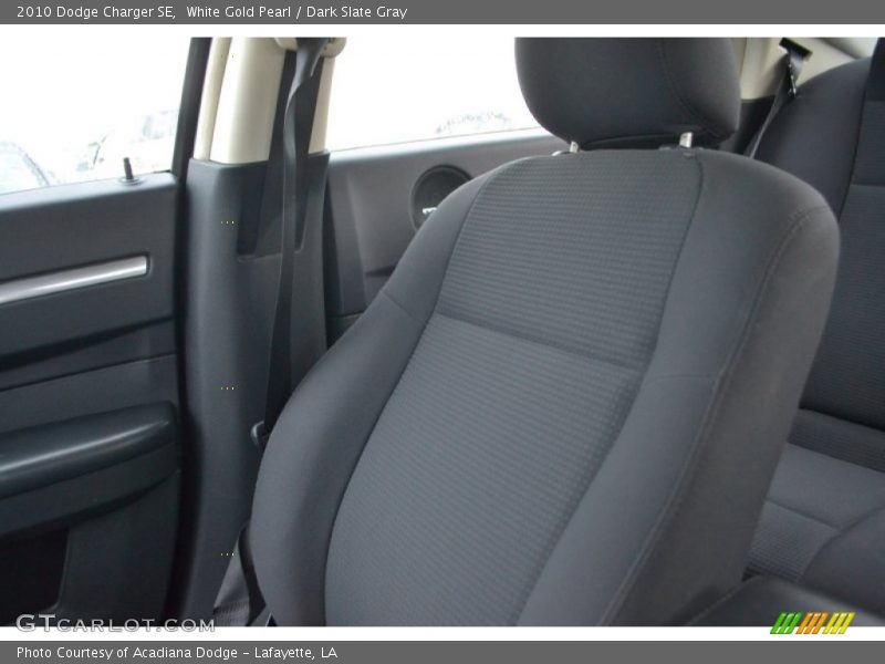 White Gold Pearl / Dark Slate Gray 2010 Dodge Charger SE