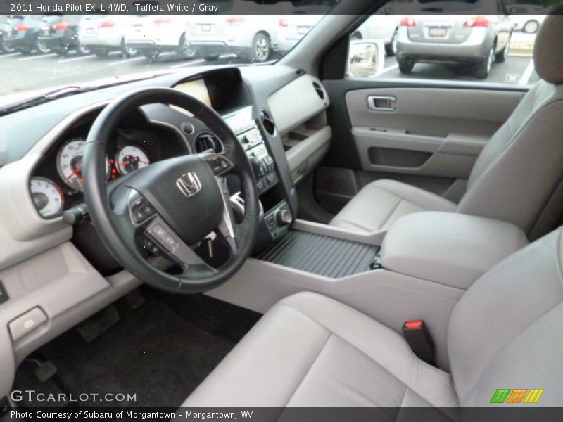 Gray Interior - 2011 Pilot EX-L 4WD 