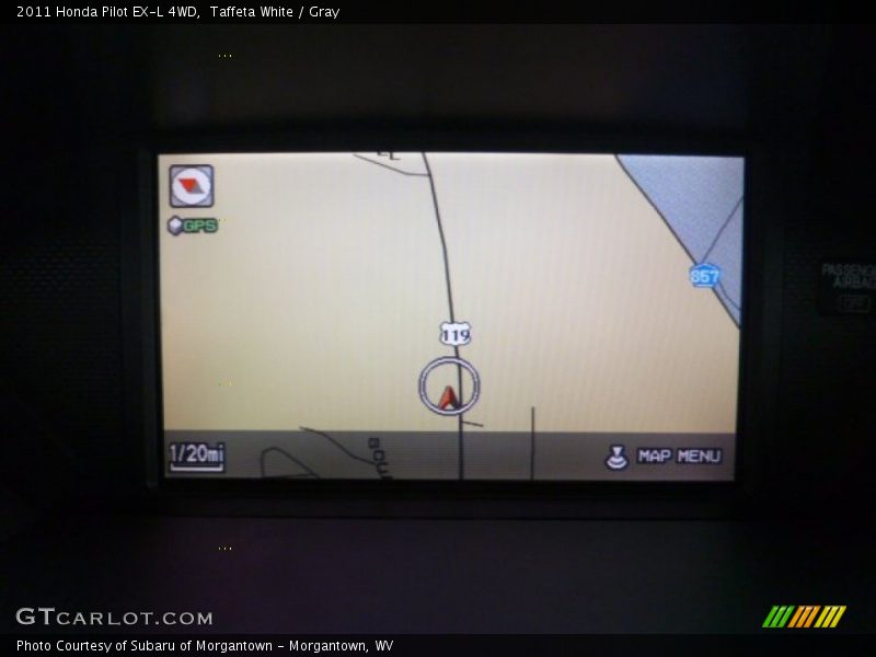 Taffeta White / Gray 2011 Honda Pilot EX-L 4WD