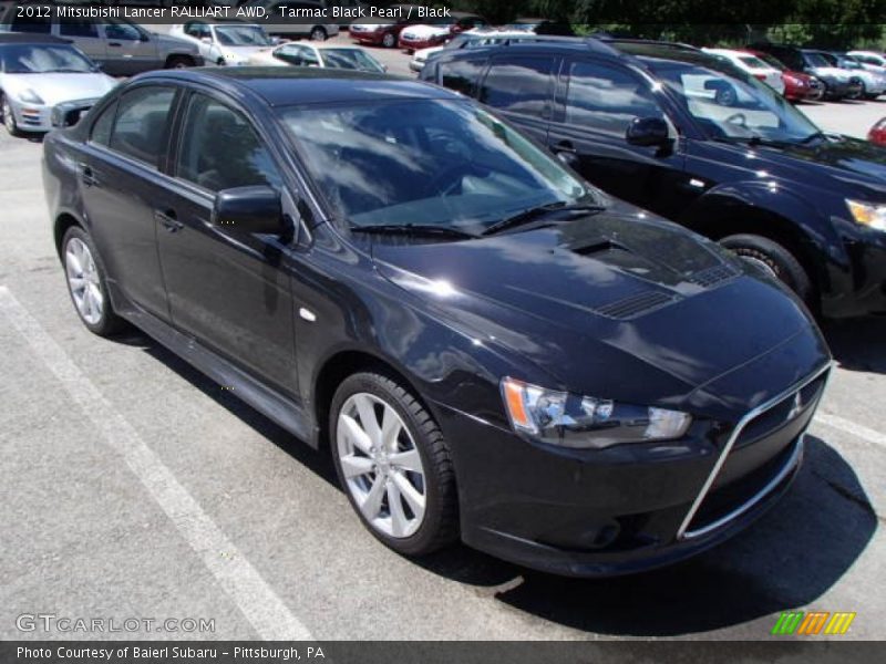Front 3/4 View of 2012 Lancer RALLIART AWD