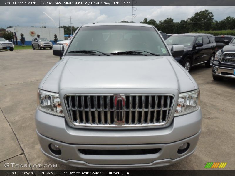Silver Metallic / Dove Grey/Black Piping 2008 Lincoln Mark LT SuperCrew