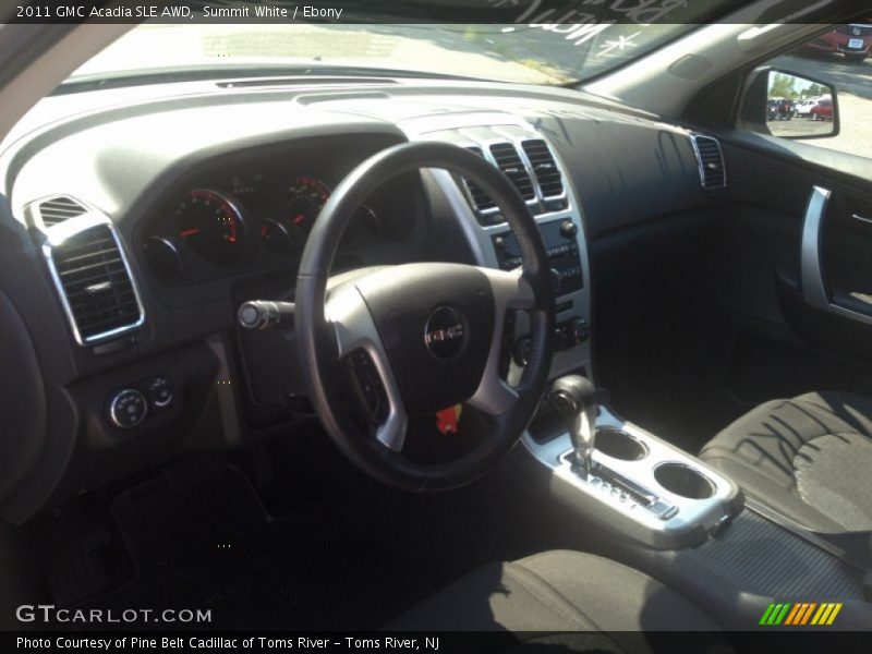 Summit White / Ebony 2011 GMC Acadia SLE AWD