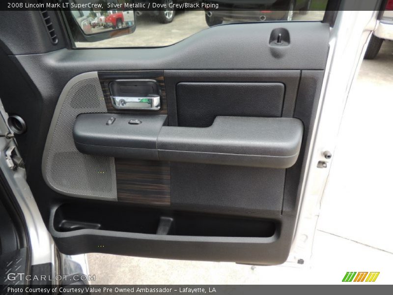 Silver Metallic / Dove Grey/Black Piping 2008 Lincoln Mark LT SuperCrew