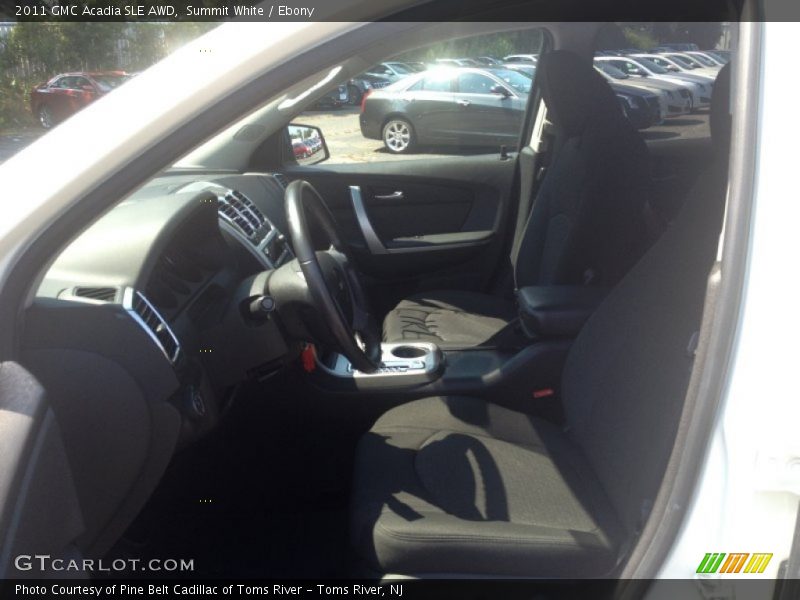 Summit White / Ebony 2011 GMC Acadia SLE AWD
