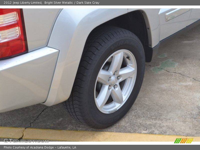 Bright Silver Metallic / Dark Slate Gray 2012 Jeep Liberty Limited