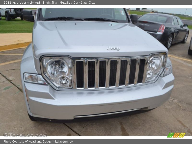 Bright Silver Metallic / Dark Slate Gray 2012 Jeep Liberty Limited