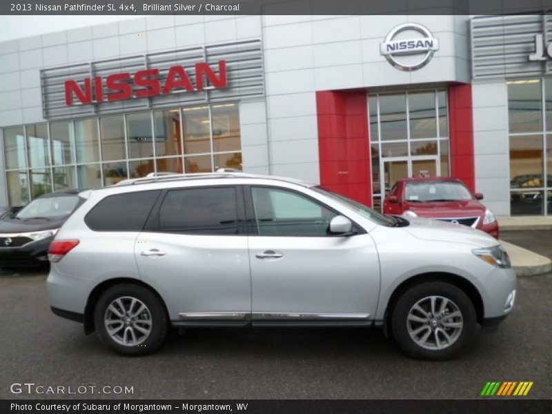 Brilliant Silver / Charcoal 2013 Nissan Pathfinder SL 4x4
