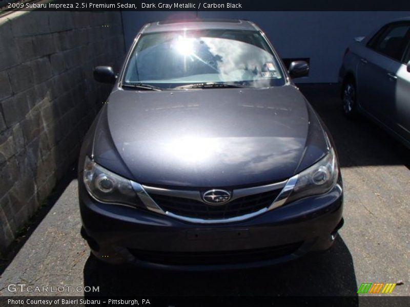 Dark Gray Metallic / Carbon Black 2009 Subaru Impreza 2.5i Premium Sedan