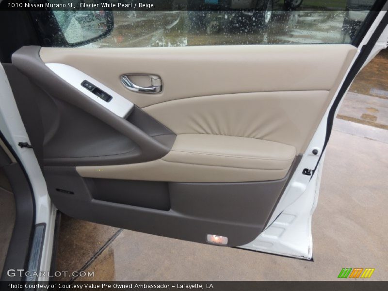 Glacier White Pearl / Beige 2010 Nissan Murano SL