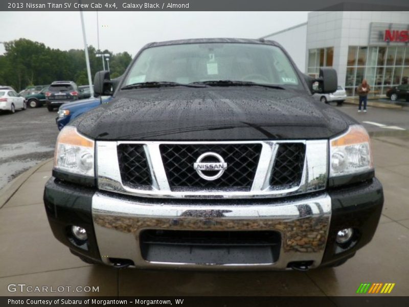 Galaxy Black / Almond 2013 Nissan Titan SV Crew Cab 4x4