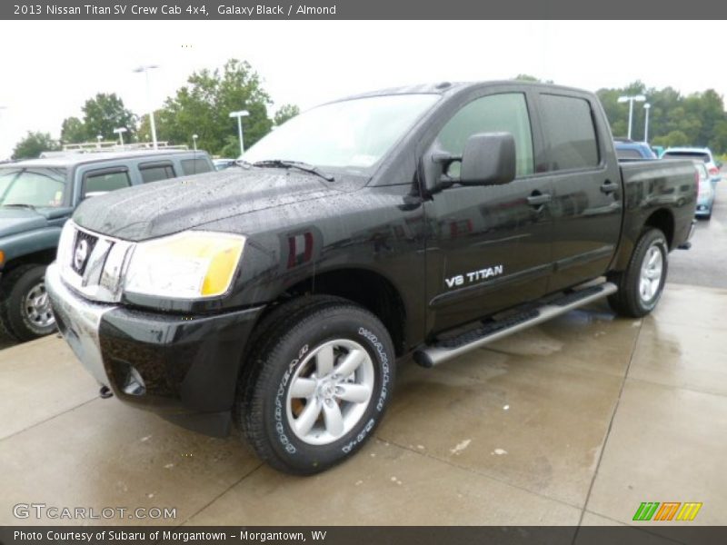 Galaxy Black / Almond 2013 Nissan Titan SV Crew Cab 4x4