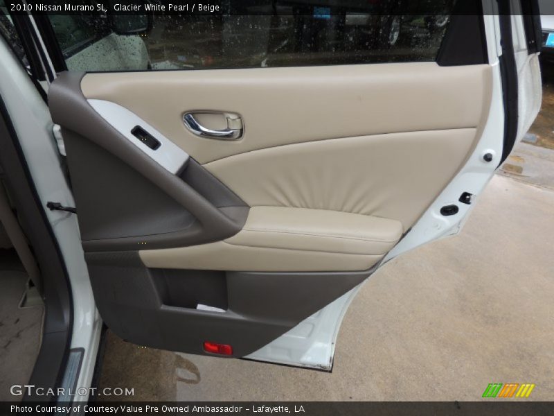 Glacier White Pearl / Beige 2010 Nissan Murano SL