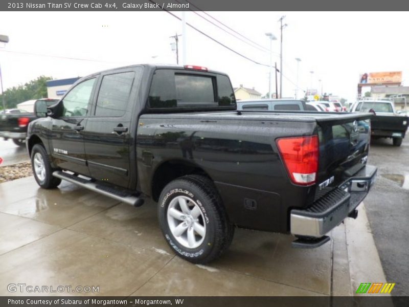 Galaxy Black / Almond 2013 Nissan Titan SV Crew Cab 4x4