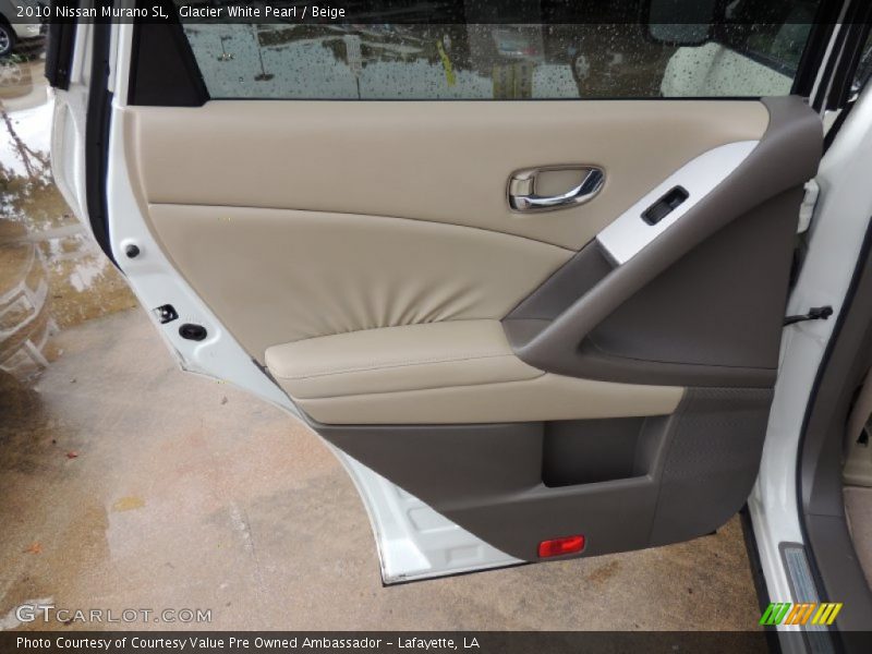 Glacier White Pearl / Beige 2010 Nissan Murano SL
