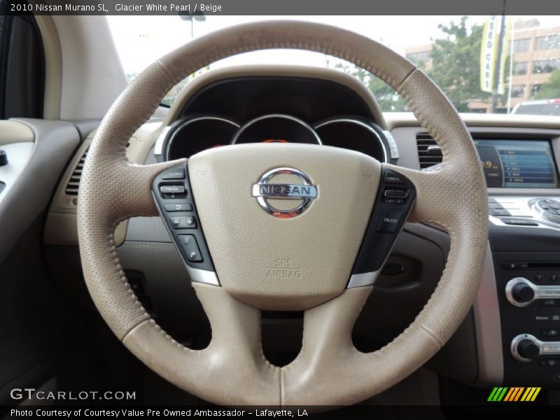Glacier White Pearl / Beige 2010 Nissan Murano SL