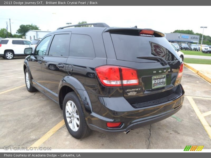 Brilliant Black Crystal Pearl / Black 2013 Dodge Journey SXT