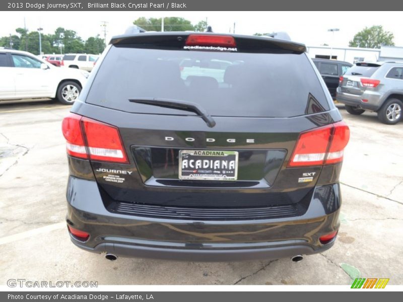 Brilliant Black Crystal Pearl / Black 2013 Dodge Journey SXT
