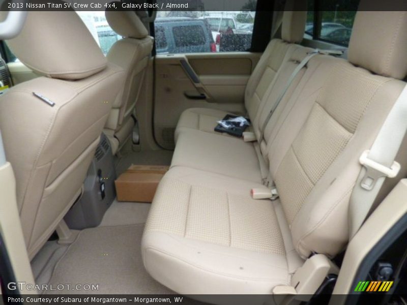 Galaxy Black / Almond 2013 Nissan Titan SV Crew Cab 4x4