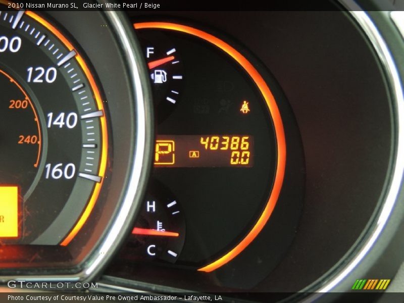 Glacier White Pearl / Beige 2010 Nissan Murano SL