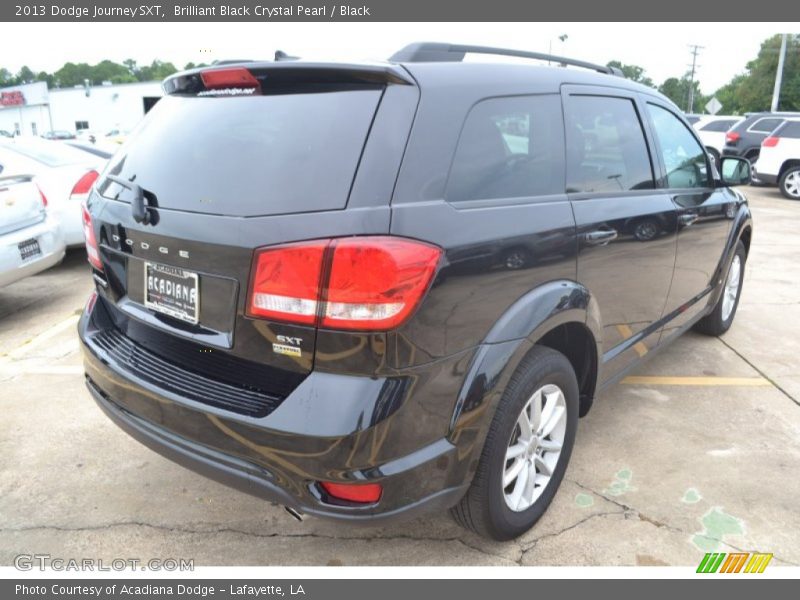 Brilliant Black Crystal Pearl / Black 2013 Dodge Journey SXT