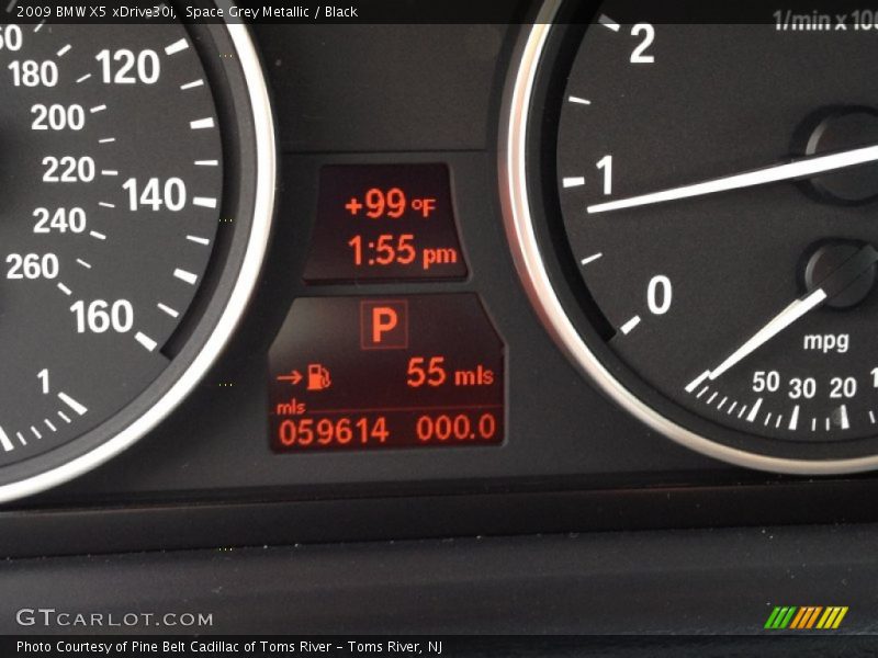 Space Grey Metallic / Black 2009 BMW X5 xDrive30i