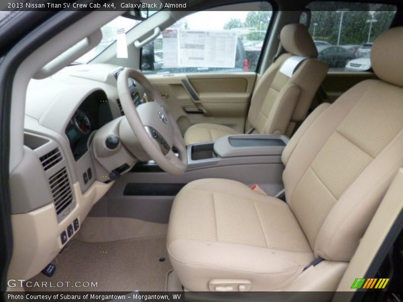 Galaxy Black / Almond 2013 Nissan Titan SV Crew Cab 4x4