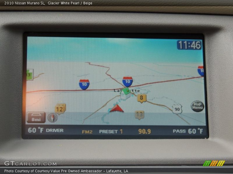 Glacier White Pearl / Beige 2010 Nissan Murano SL