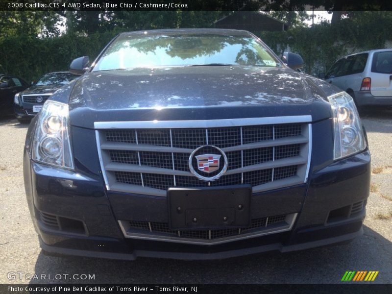 Blue Chip / Cashmere/Cocoa 2008 Cadillac CTS 4 AWD Sedan