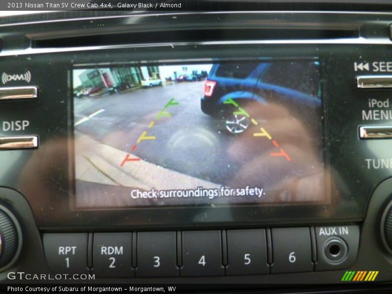 Galaxy Black / Almond 2013 Nissan Titan SV Crew Cab 4x4