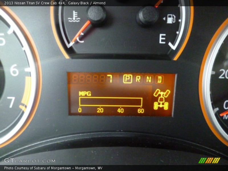 Galaxy Black / Almond 2013 Nissan Titan SV Crew Cab 4x4