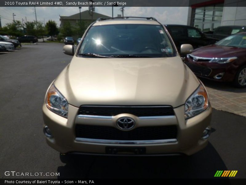 Sandy Beach Metallic / Sand Beige 2010 Toyota RAV4 Limited 4WD