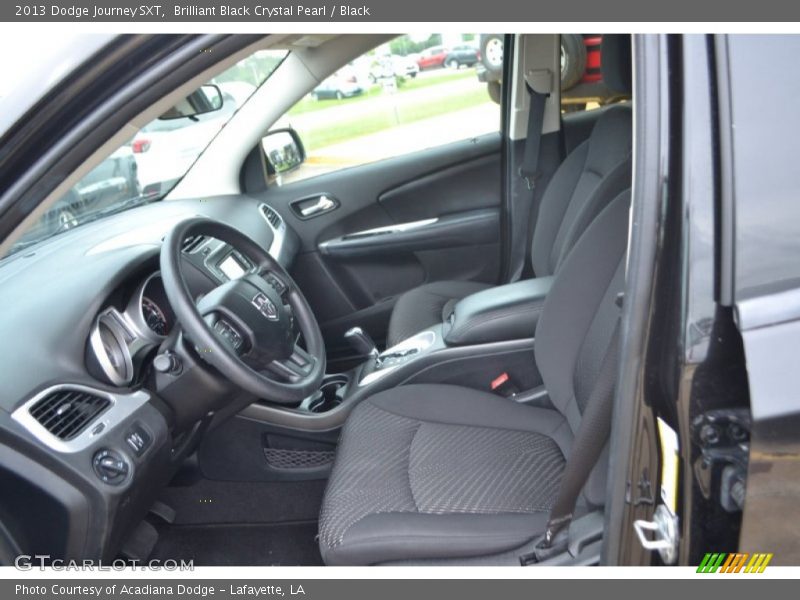 Brilliant Black Crystal Pearl / Black 2013 Dodge Journey SXT