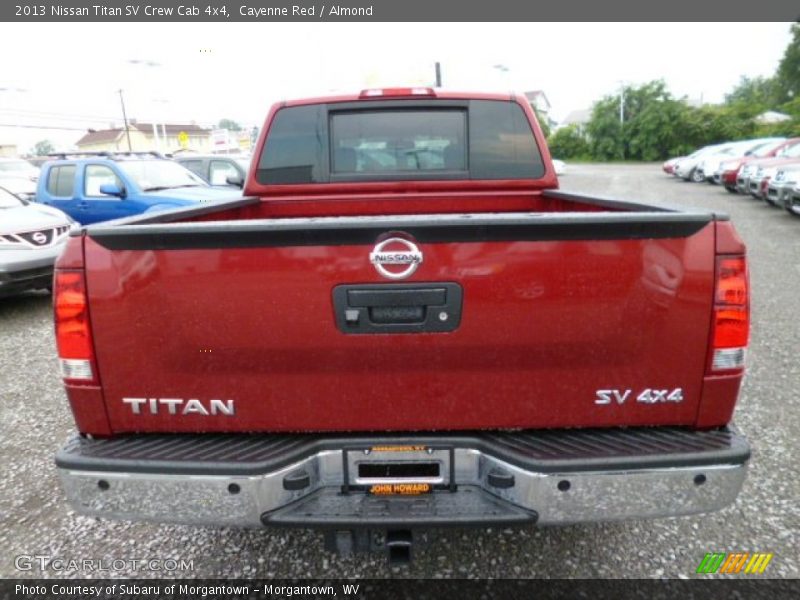 Cayenne Red / Almond 2013 Nissan Titan SV Crew Cab 4x4