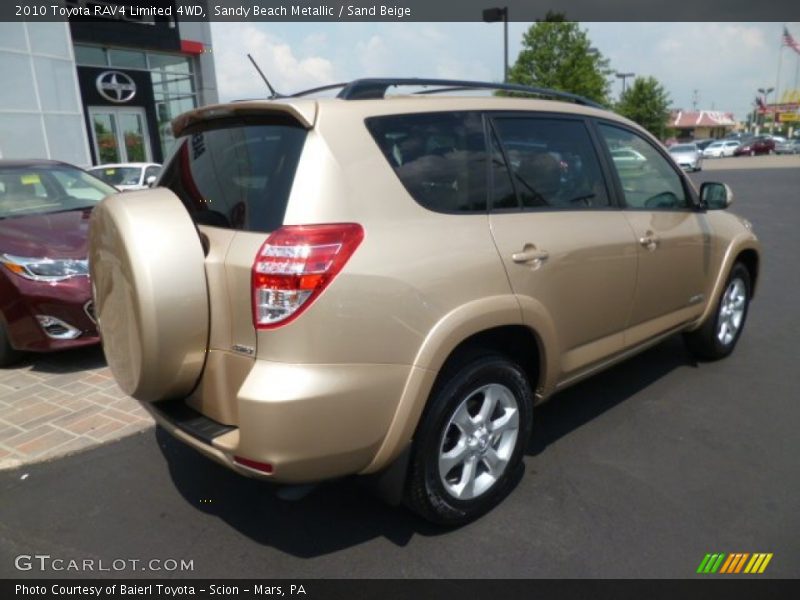 Sandy Beach Metallic / Sand Beige 2010 Toyota RAV4 Limited 4WD