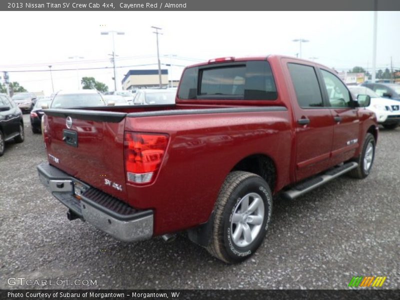 Cayenne Red / Almond 2013 Nissan Titan SV Crew Cab 4x4