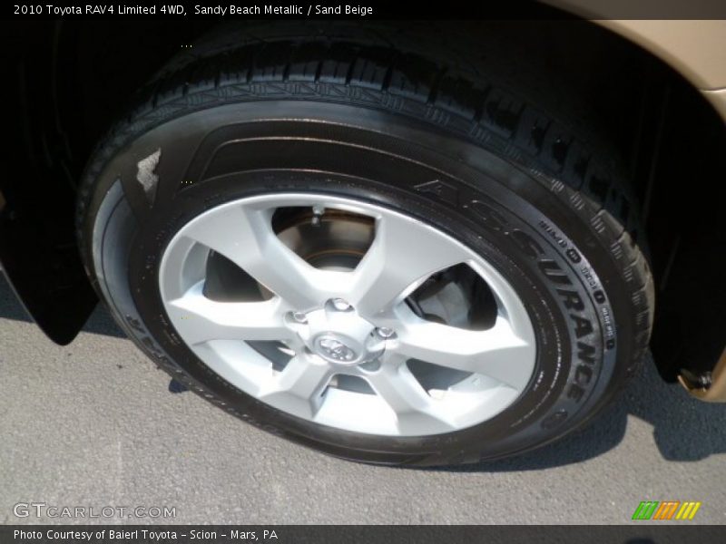 Sandy Beach Metallic / Sand Beige 2010 Toyota RAV4 Limited 4WD