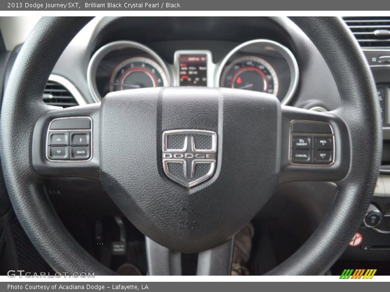 Brilliant Black Crystal Pearl / Black 2013 Dodge Journey SXT