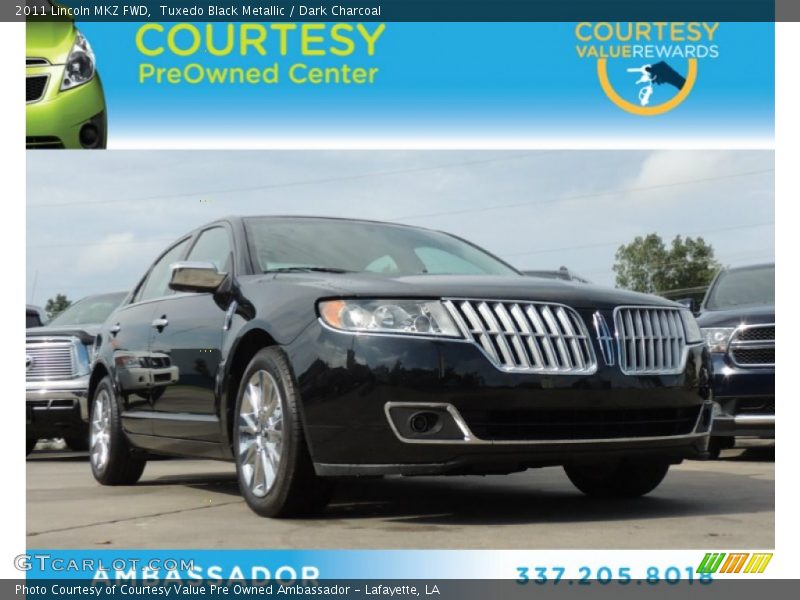 Tuxedo Black Metallic / Dark Charcoal 2011 Lincoln MKZ FWD