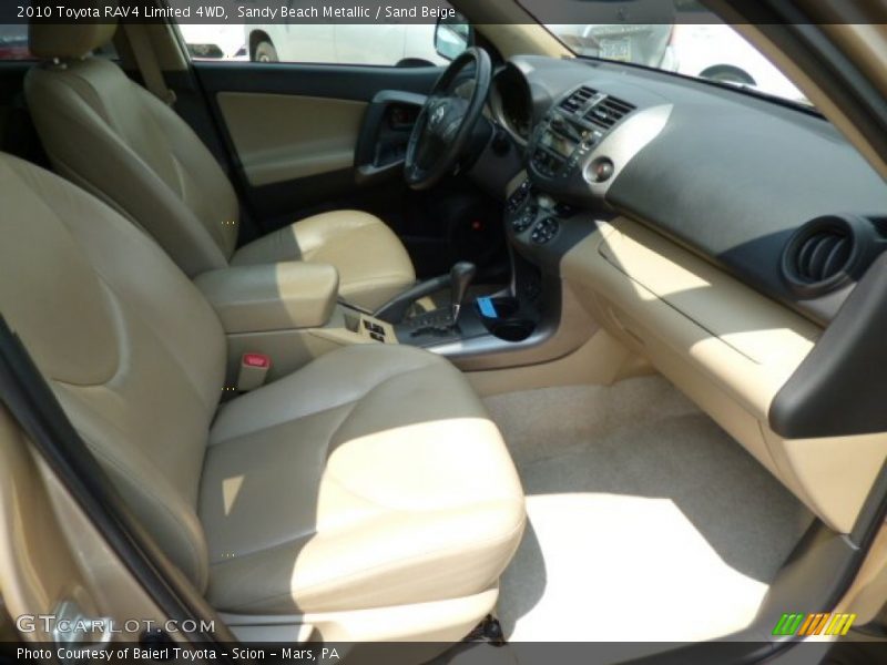 Sandy Beach Metallic / Sand Beige 2010 Toyota RAV4 Limited 4WD