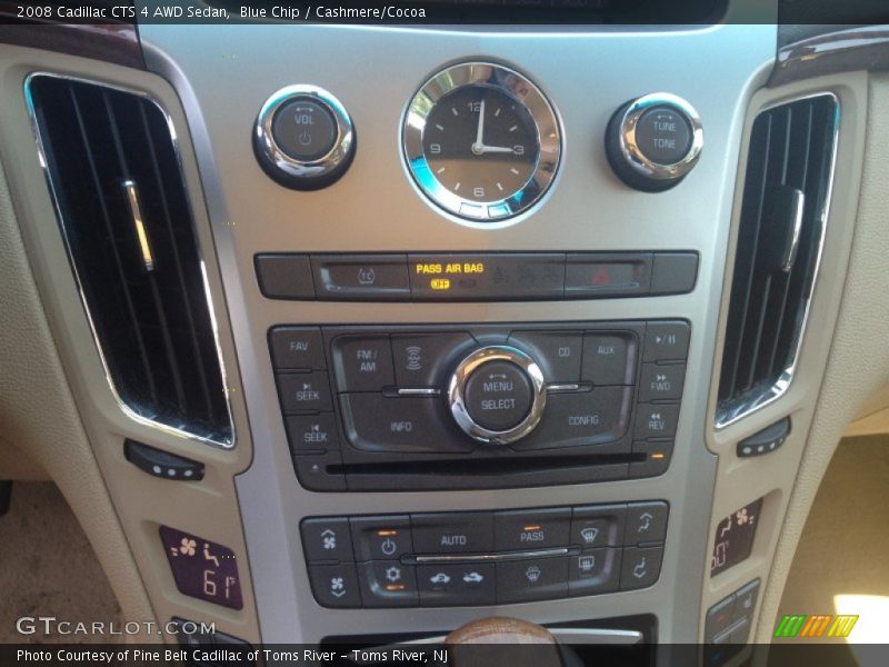 Blue Chip / Cashmere/Cocoa 2008 Cadillac CTS 4 AWD Sedan