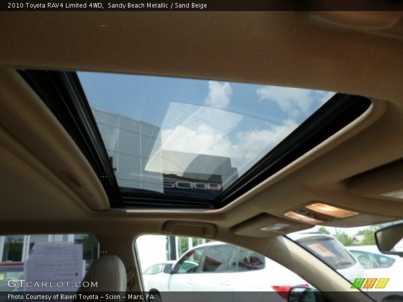 Sandy Beach Metallic / Sand Beige 2010 Toyota RAV4 Limited 4WD