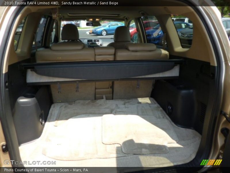 Sandy Beach Metallic / Sand Beige 2010 Toyota RAV4 Limited 4WD