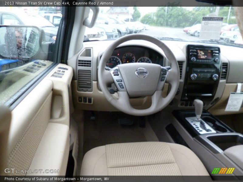 Cayenne Red / Almond 2013 Nissan Titan SV Crew Cab 4x4