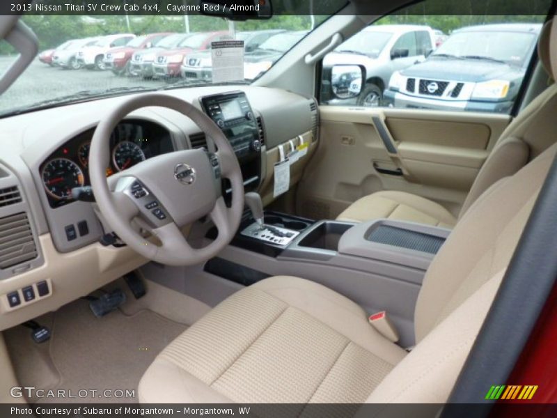 Cayenne Red / Almond 2013 Nissan Titan SV Crew Cab 4x4